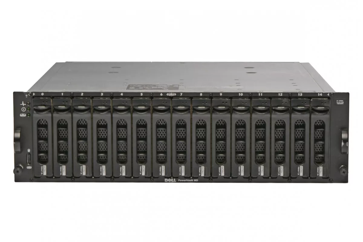 СХД Dell PowerVault MD3220i 24 x 2.5 Bays 1GB iSCSI BASE CHASSIS